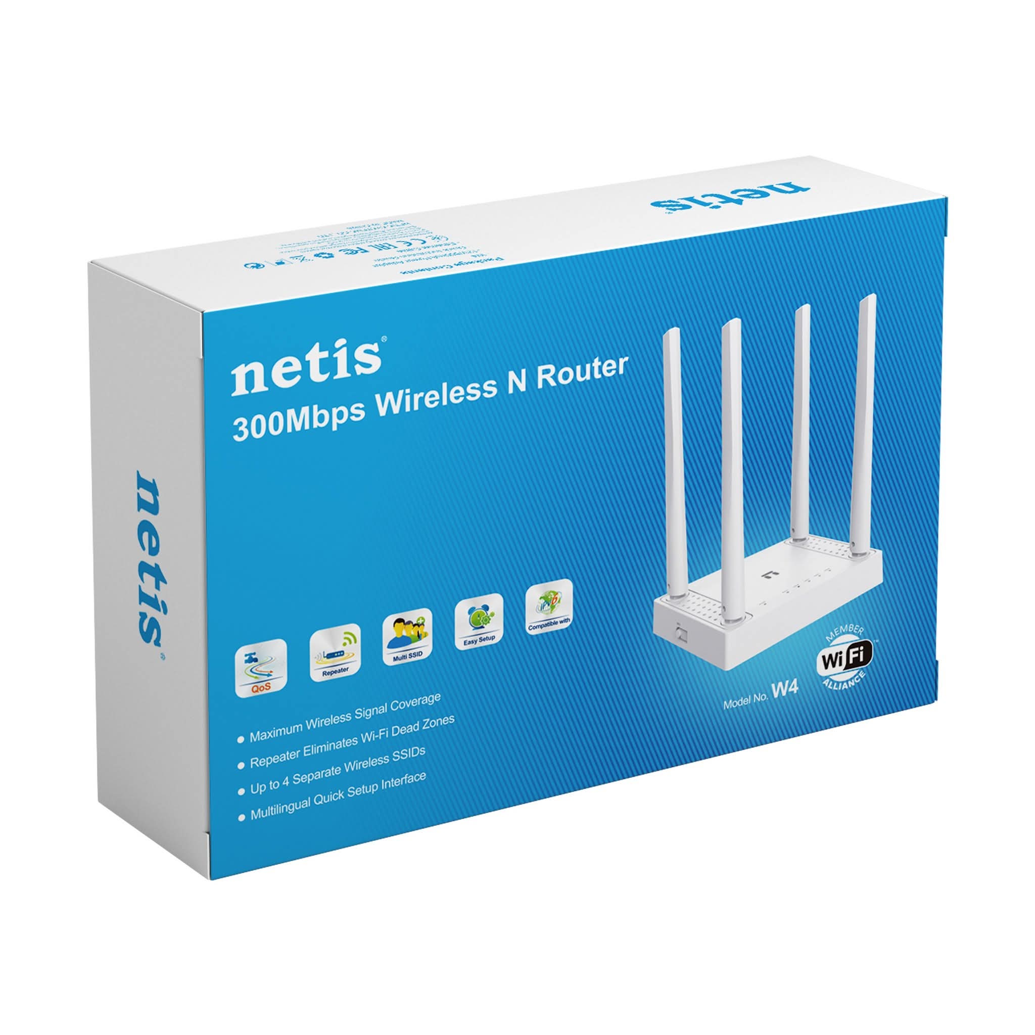Netis router 300 Mbps 4 Antennas 